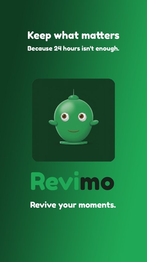 Keep what matters — Revimo, revive your moments